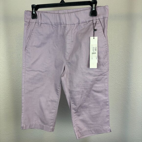 NWT Flog made in Isreal Lavender Lora Elastic Waist Bermuda Shorts Size 29 & 27 - Picture 2 of 13